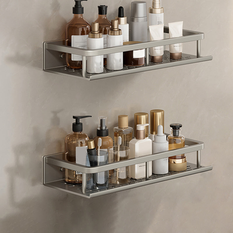 Sleek Steel Shelf Set for Modern Bathroom Organization
