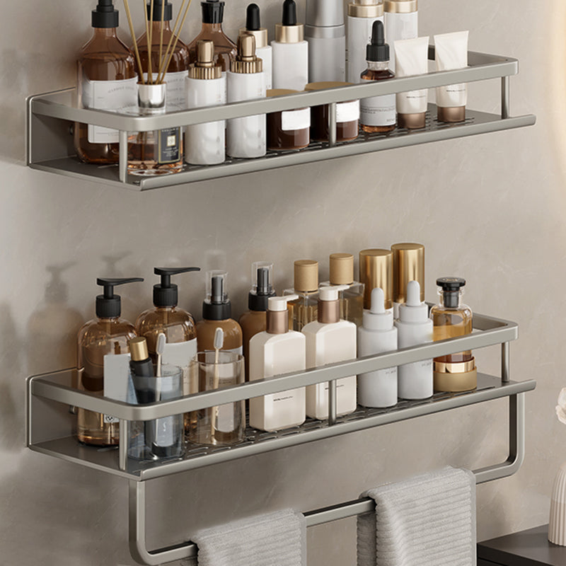 Sleek Steel Shelf Set for Modern Bathroom Organization