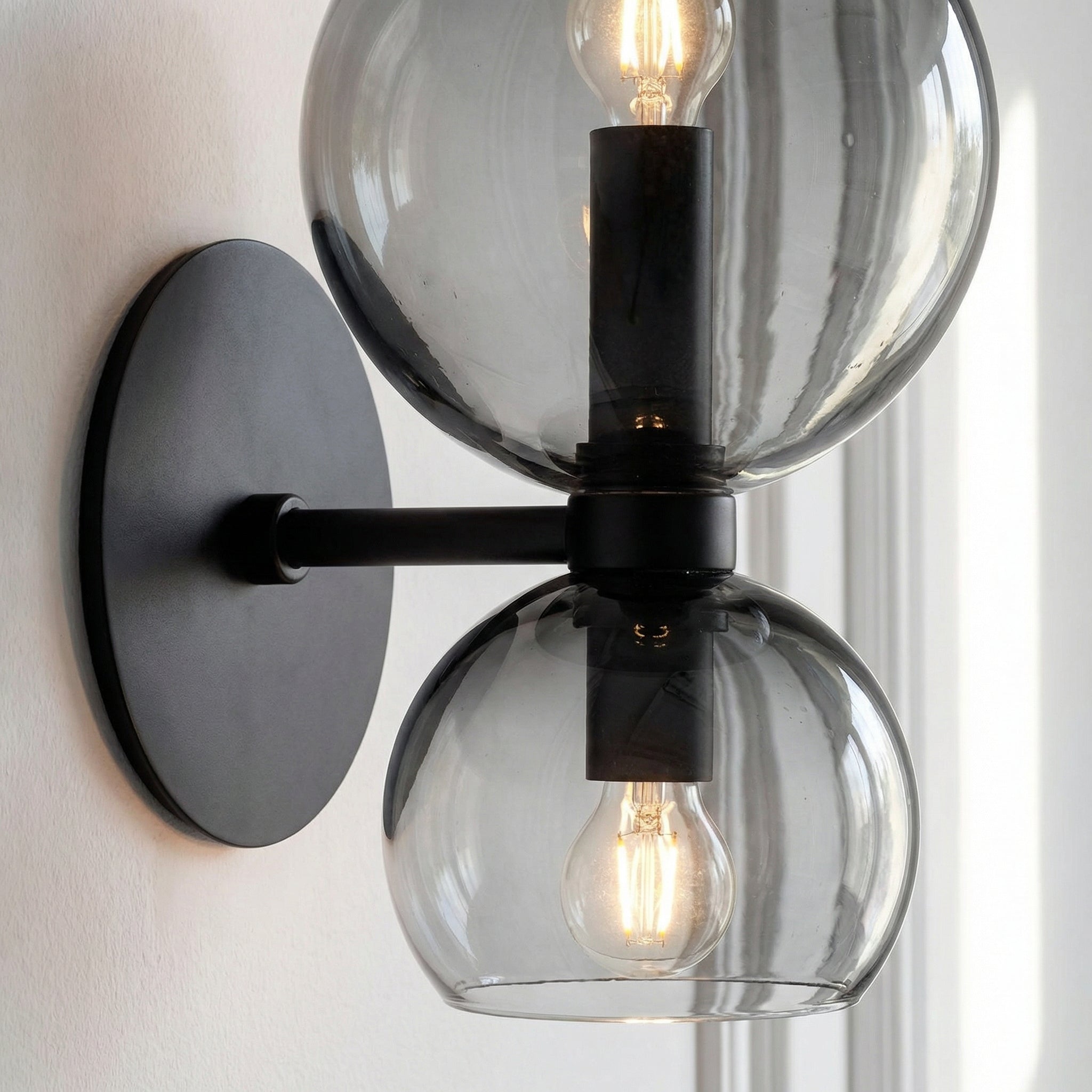Double Light Wall Sconce - Minimalist Design