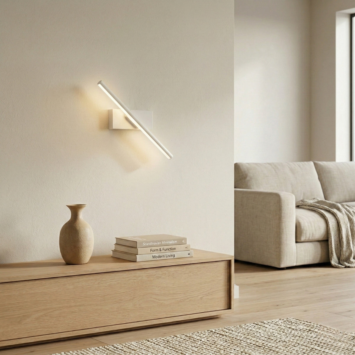 Adjustable LED Wall Fixture for Modern Spaces