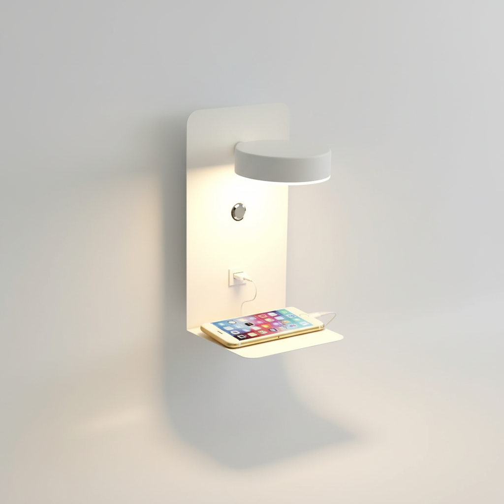 Sleek LED Wall Fixture - Shelf Mount Light