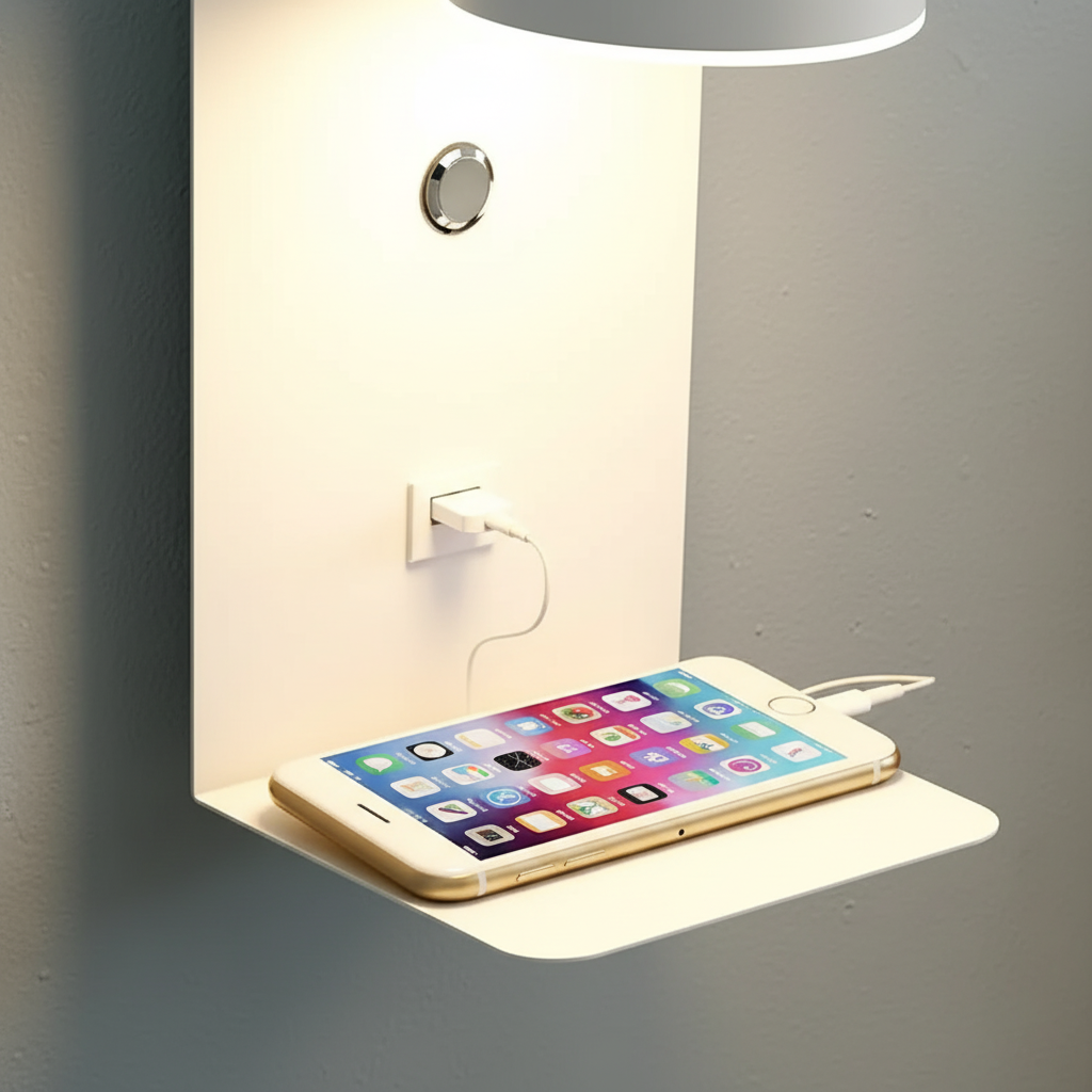 Sleek LED Wall Fixture - Shelf Mount Light