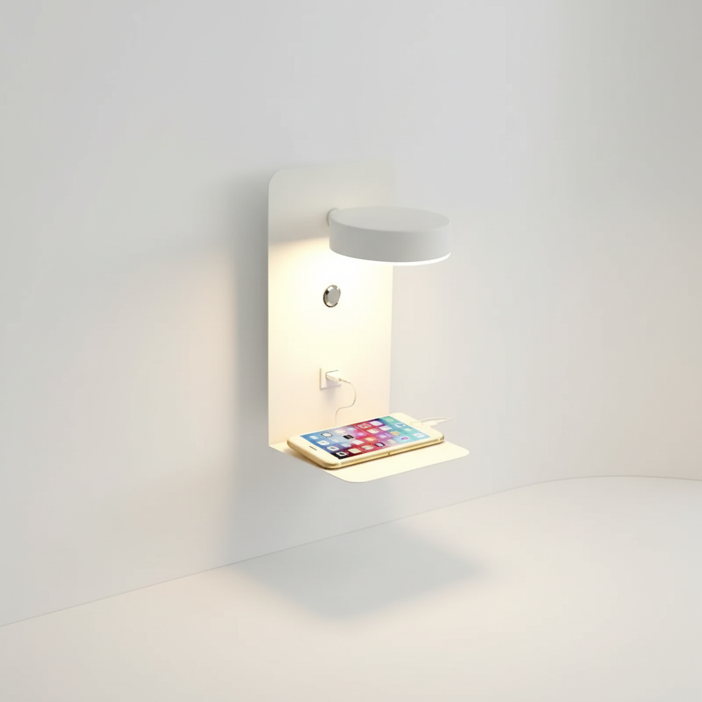 Sleek LED Wall Fixture - Shelf Mount Light
