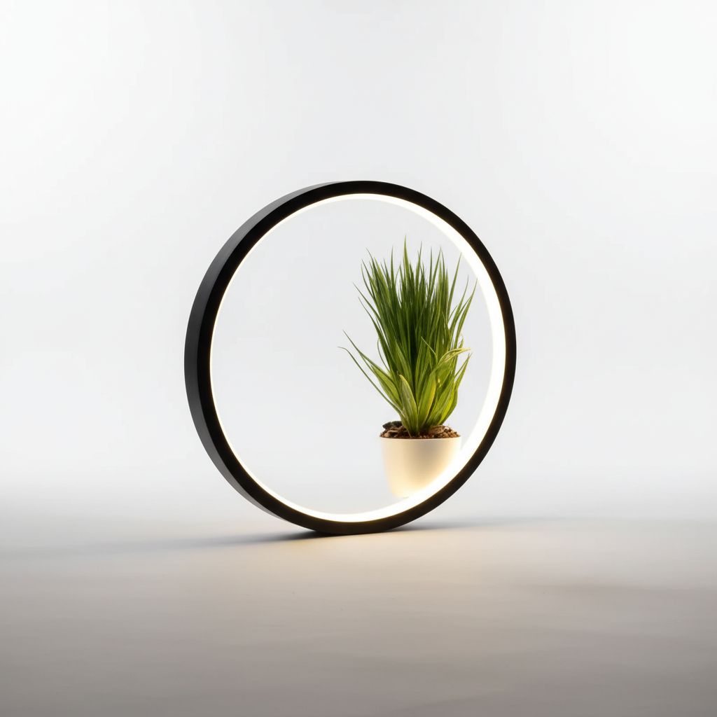 Contemporary Orb-Shaped Light Fixture – Minimalist Design