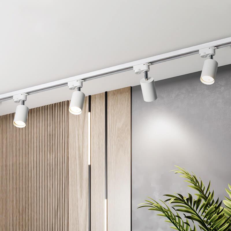 LuxeBeam Adjustable LED Track Lighting Fixture in Black