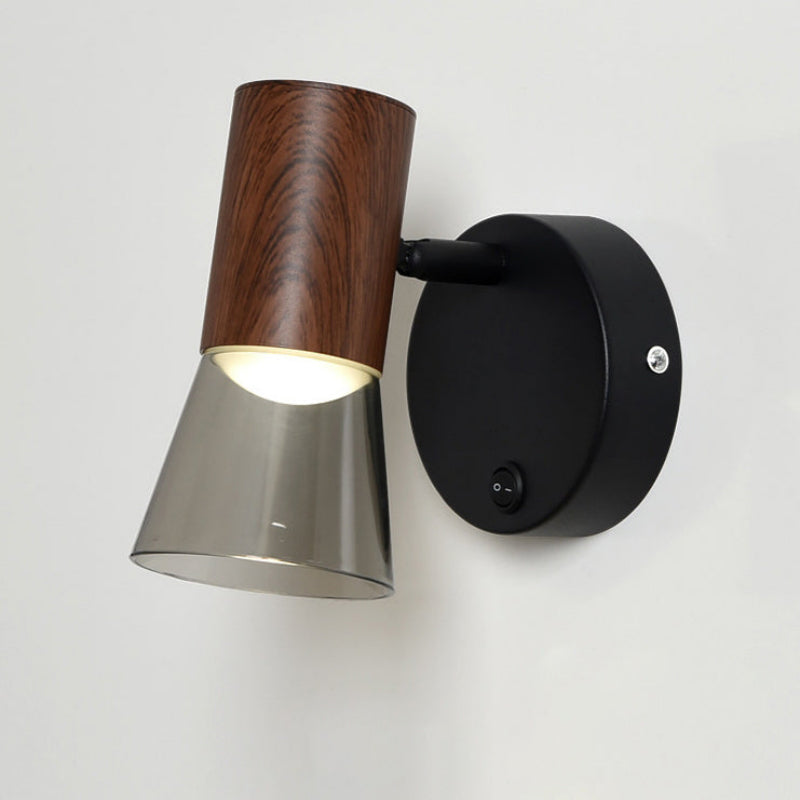 Sleek Aluminum Wall Light with Acrylic Shade for Indoor Use