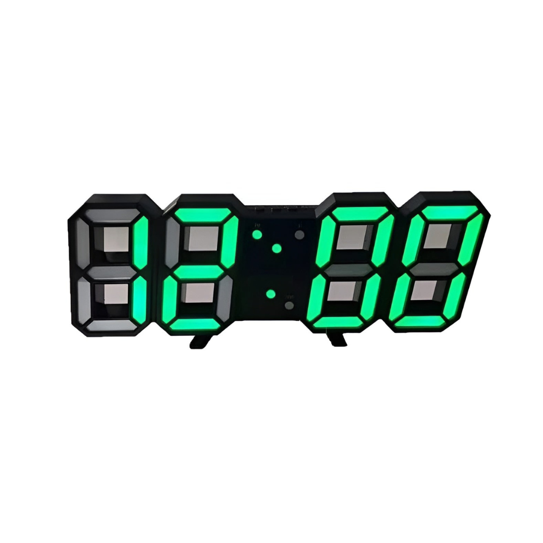 Sleek 3D LED Wall Timepiece | Elegant Decor for Every Space