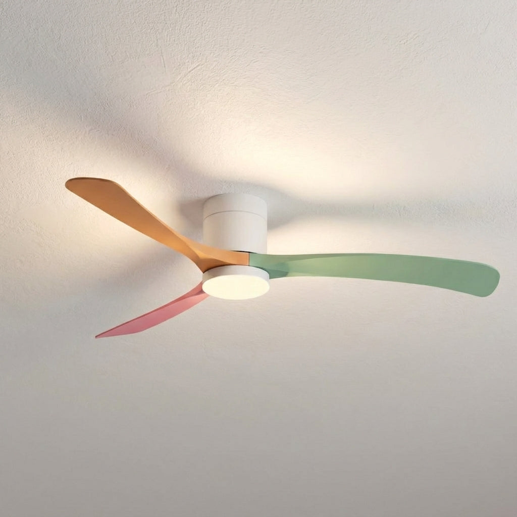 Chic Ceiling Fan with LED Lighting | Whisper-Quiet & Versatile