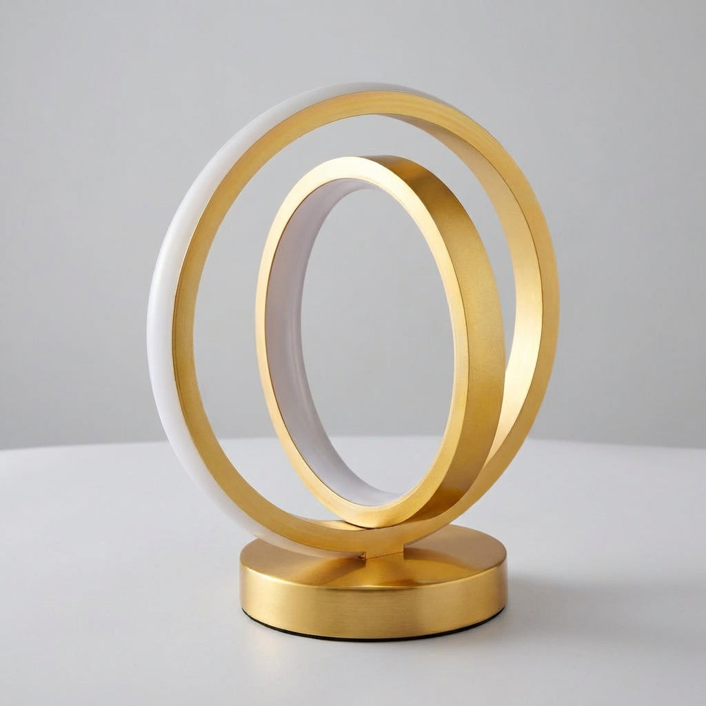 Circular Accent Lamp with Modern Design