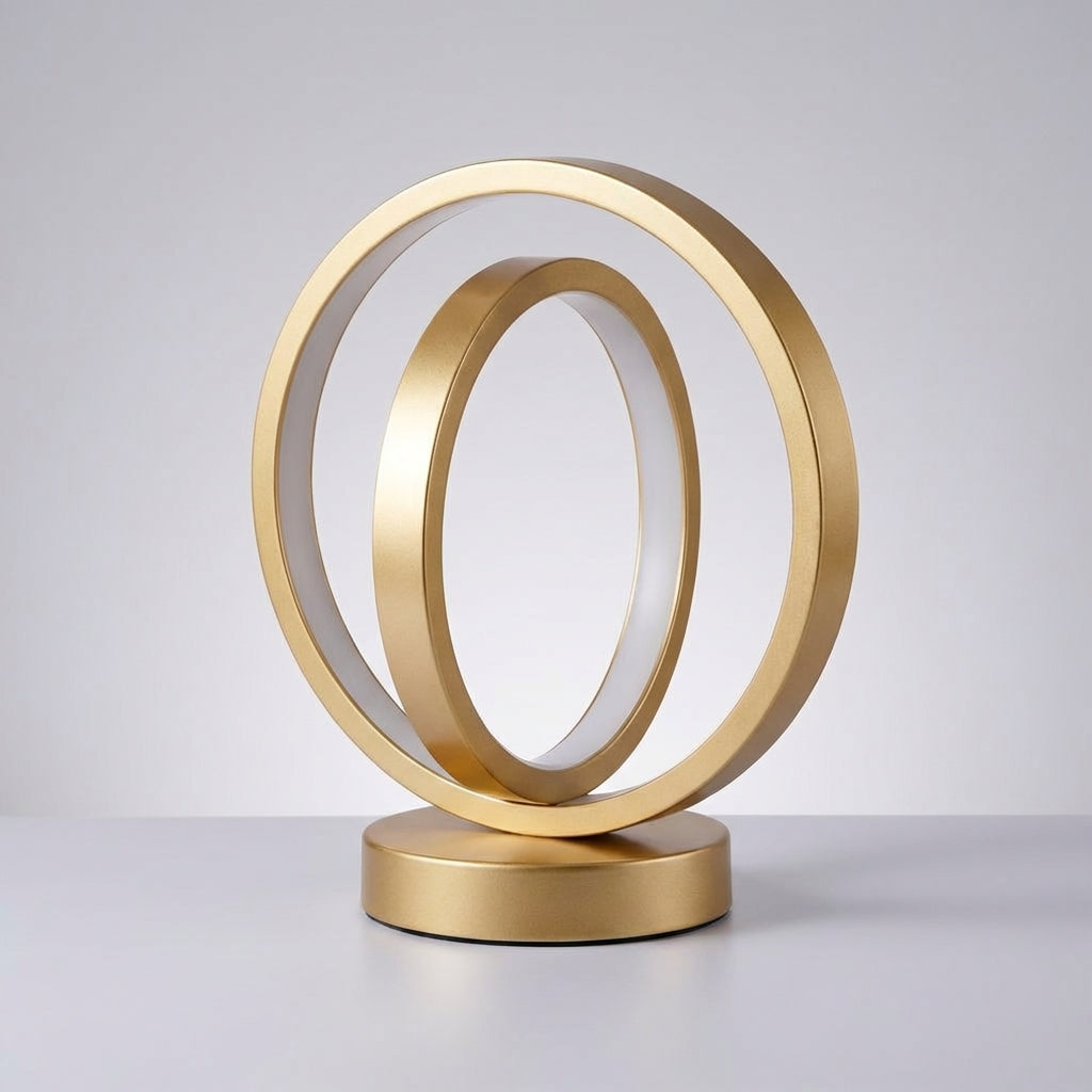 Circular Accent Lamp with Modern Design