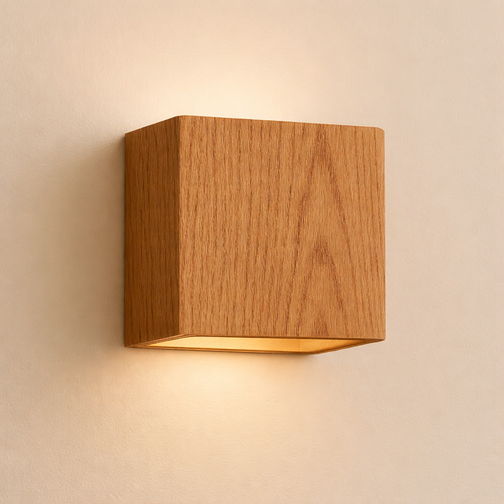 Elegant Cube Wall Sconce - Energy-Efficient LED Lighting