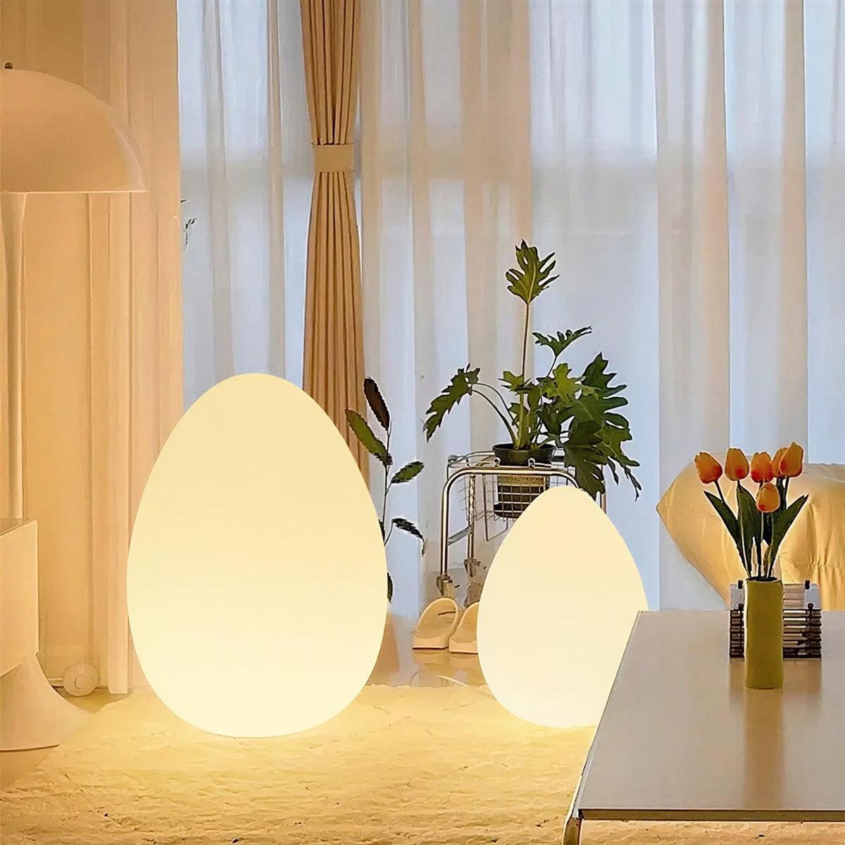 Sculptural Orb Floor Lamp – Customizable LED Glow, 15W Power