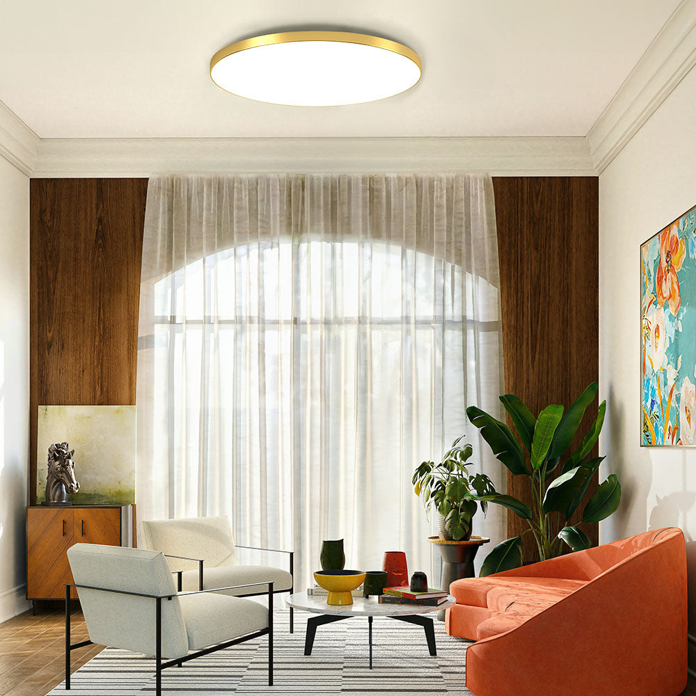 Sleek Ceiling Light Fixture | Low-Profile Design for Bright Spaces