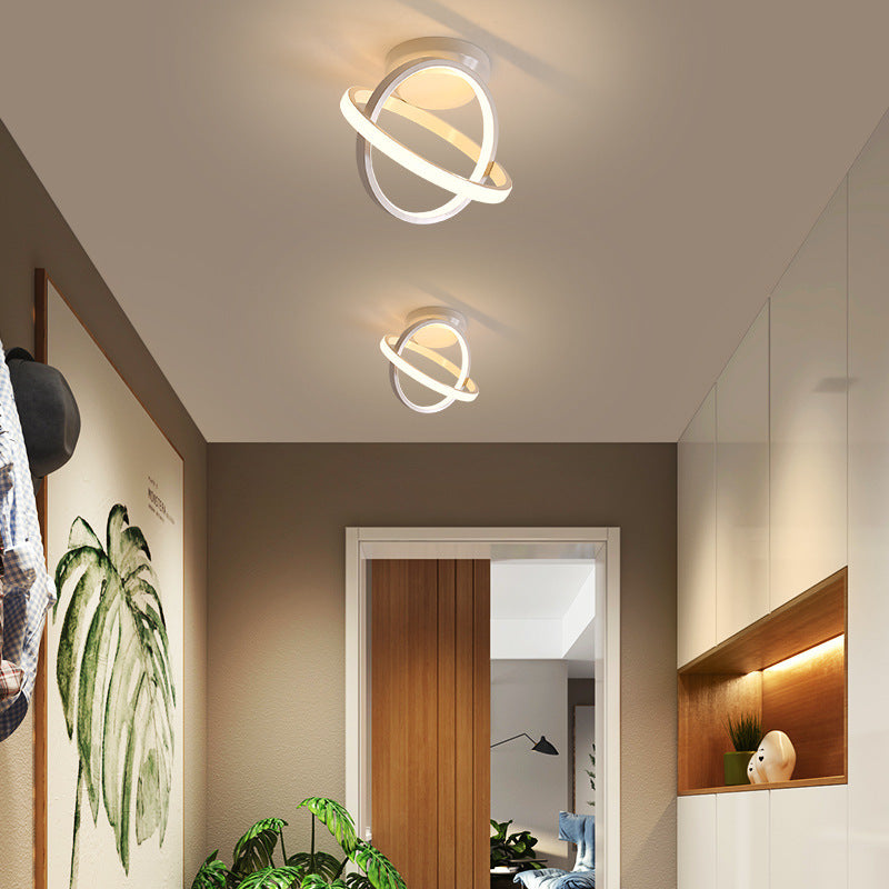 Modern LED Globe Ceiling Light 18W for Home Spaces