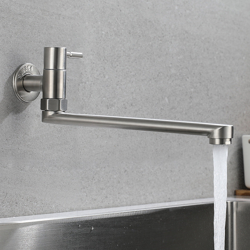 Stylish Wall-Mounted Pot Filler Faucet with 360° Swivel Spout