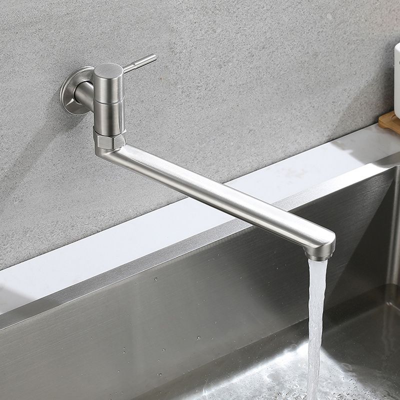Stylish Wall-Mounted Pot Filler Faucet with 360° Swivel Spout