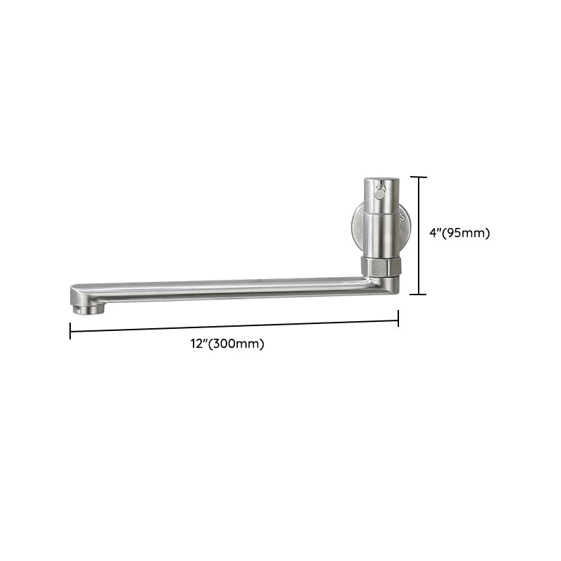 Stylish Wall-Mounted Pot Filler Faucet with 360° Swivel Spout