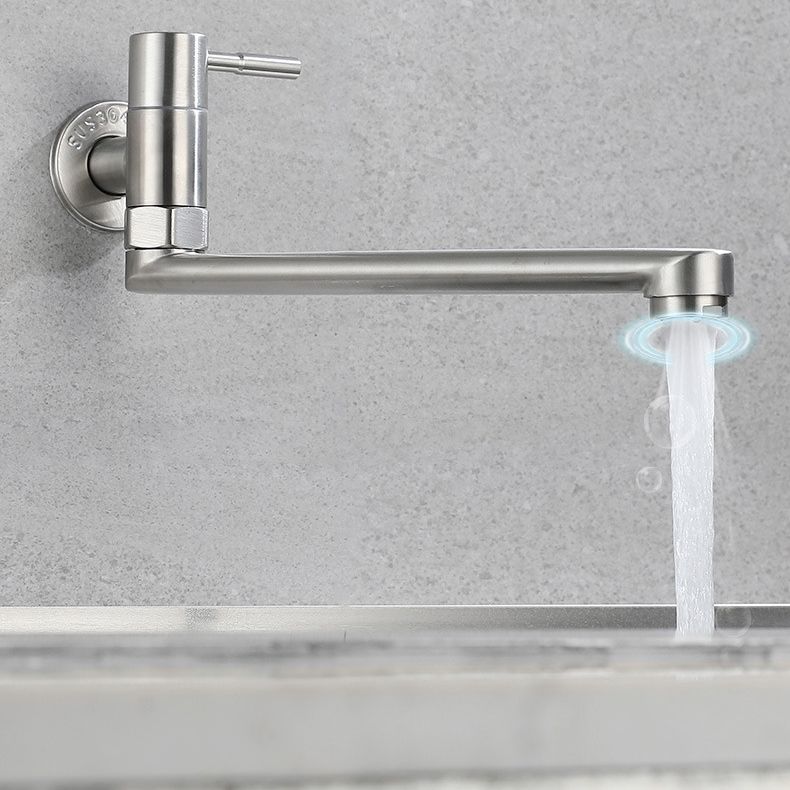 Stylish Wall-Mounted Pot Filler Faucet with 360° Swivel Spout
