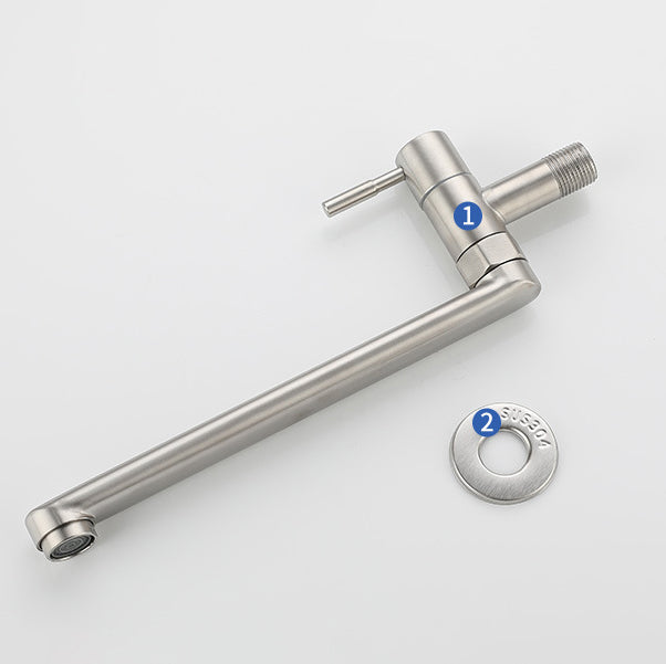 Stylish Wall-Mounted Pot Filler Faucet with 360° Swivel Spout
