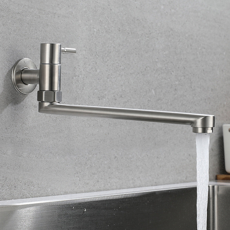 Stylish Wall-Mounted Pot Filler Faucet with 360° Swivel Spout