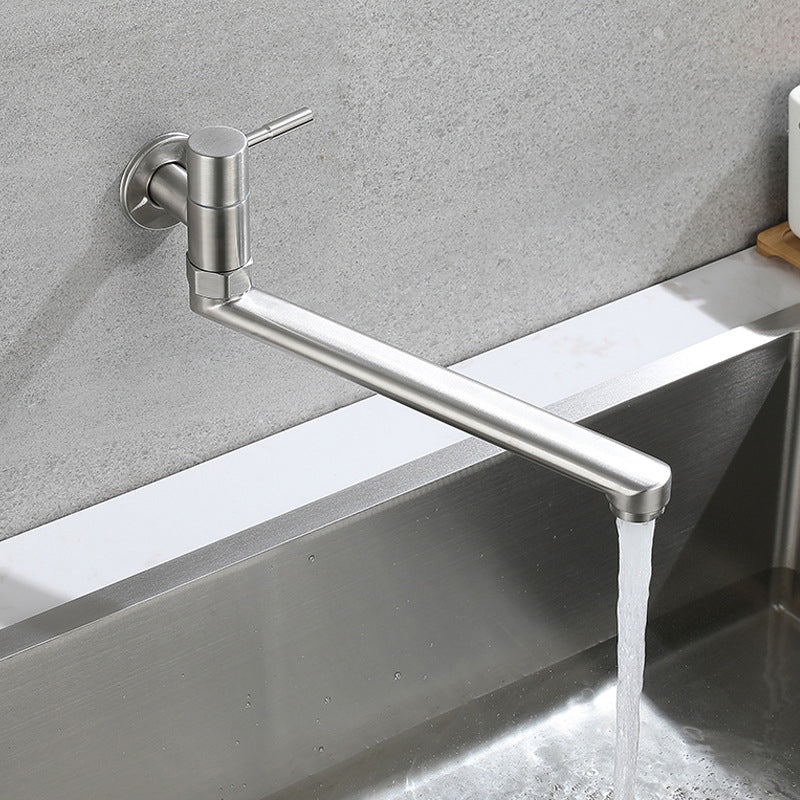 Stylish Wall-Mounted Pot Filler Faucet with 360° Swivel Spout