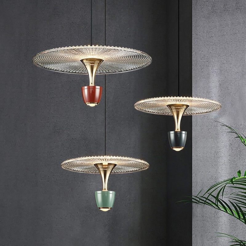 Contemporary Hanging Ceiling Lamp - Glissara