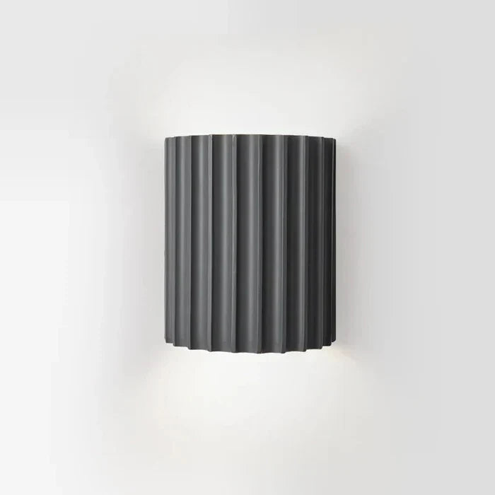 Elegant Resin Wall Light Fixture with LED Illumination