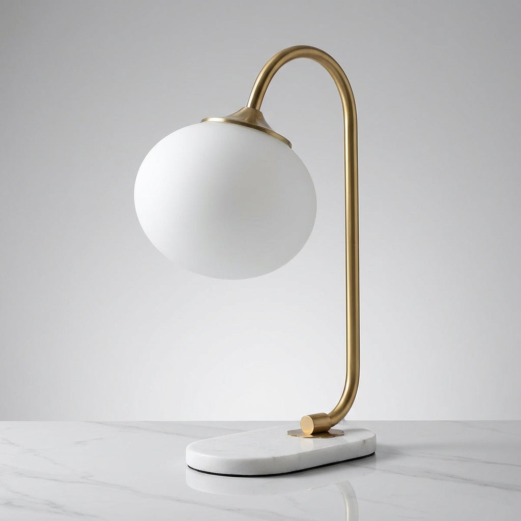 Contemporary Round Table Lamp