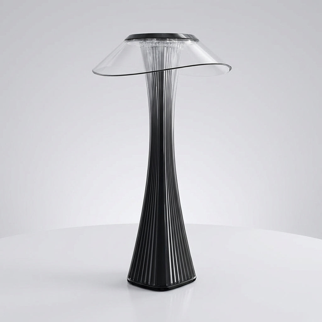 Sculpted Accent Lamp with Modern Design