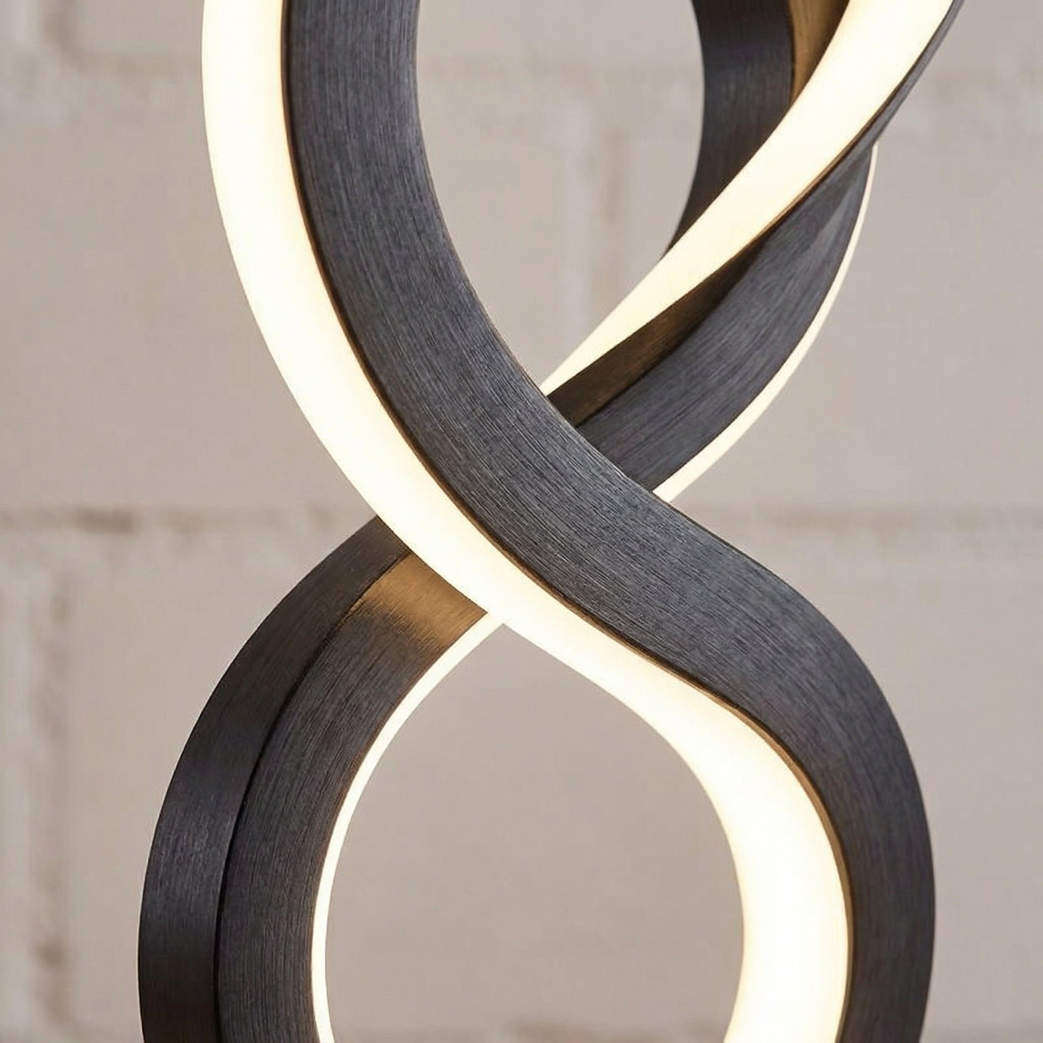 Spiral Design Table Lamp - Contemporary Style