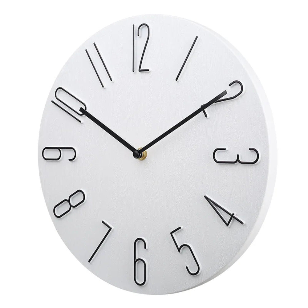 Sleek Silent Wall Clock for Contemporary Spaces