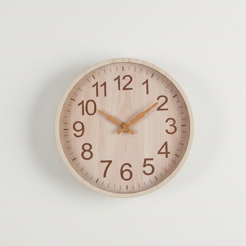 Modern Silent Quartz Wall Clock for Indoor Spaces