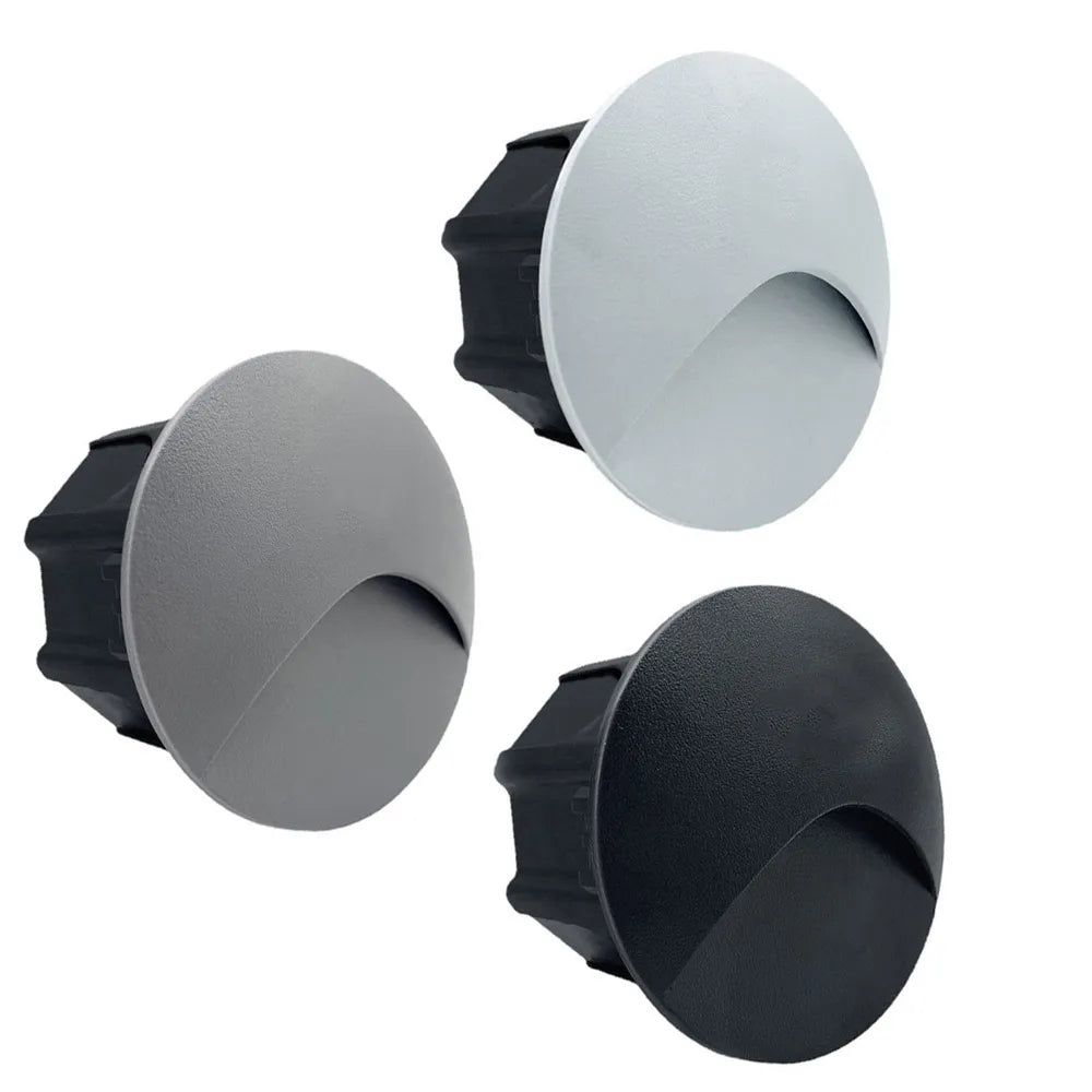 Sleek Outdoor Waterproof LED Recessed Wall Light