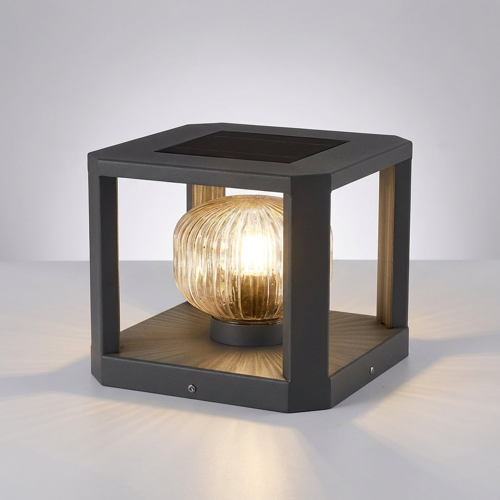 Contemporary Cube Outdoor Light Fixture