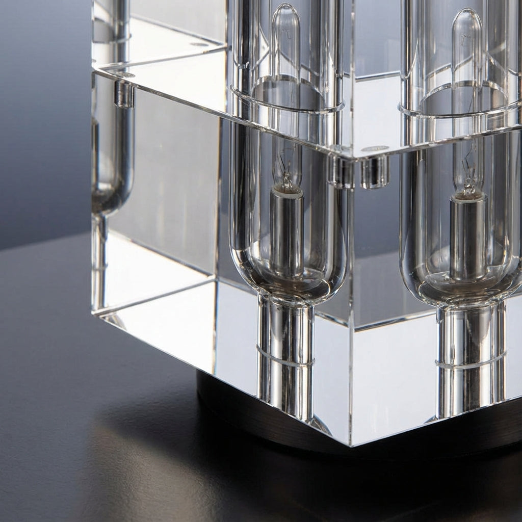 Crystal Cube Lamp - Contemporary Design