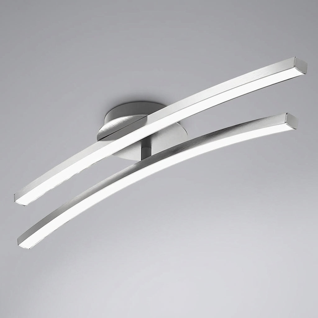 Contemporary Curved Ceiling Light Fixture