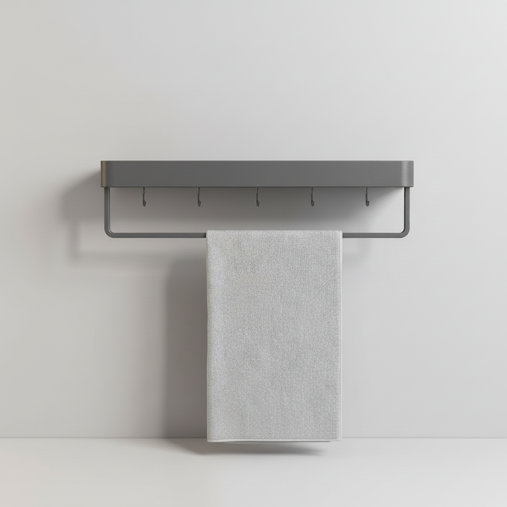 Contemporary Gray Matte Shelf Unit - Organixy