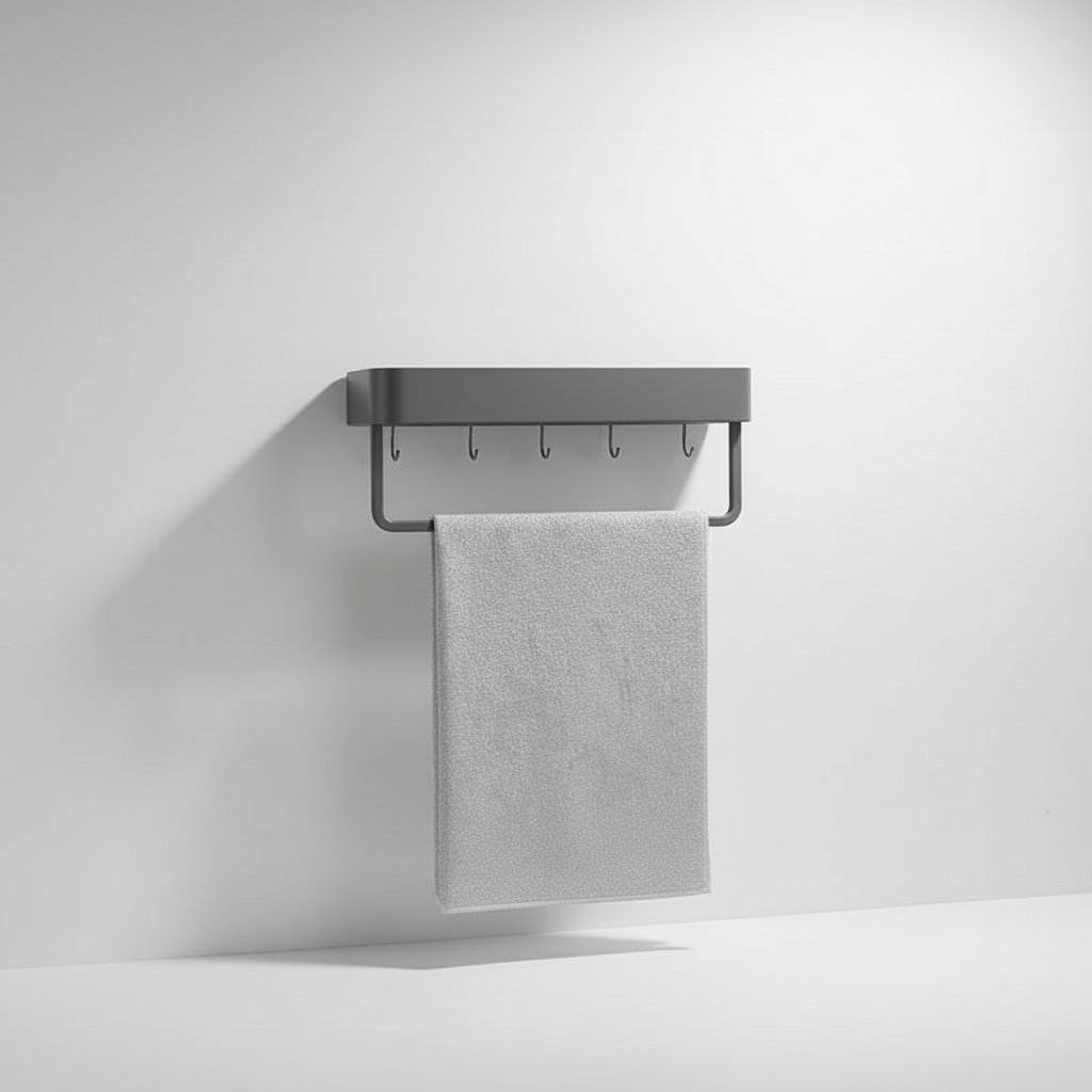 Contemporary Gray Matte Shelf Unit - Organixy
