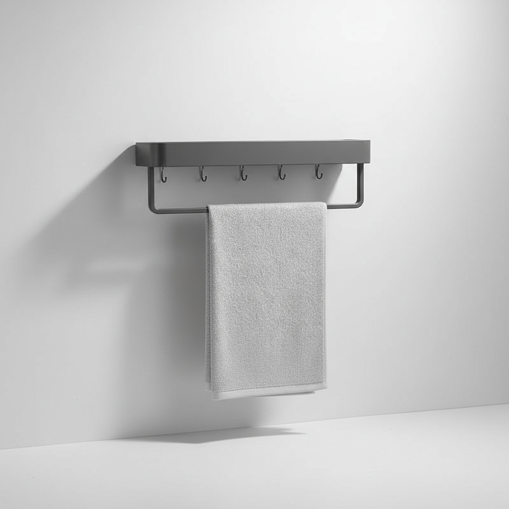 Contemporary Gray Matte Shelf Unit - Organixy