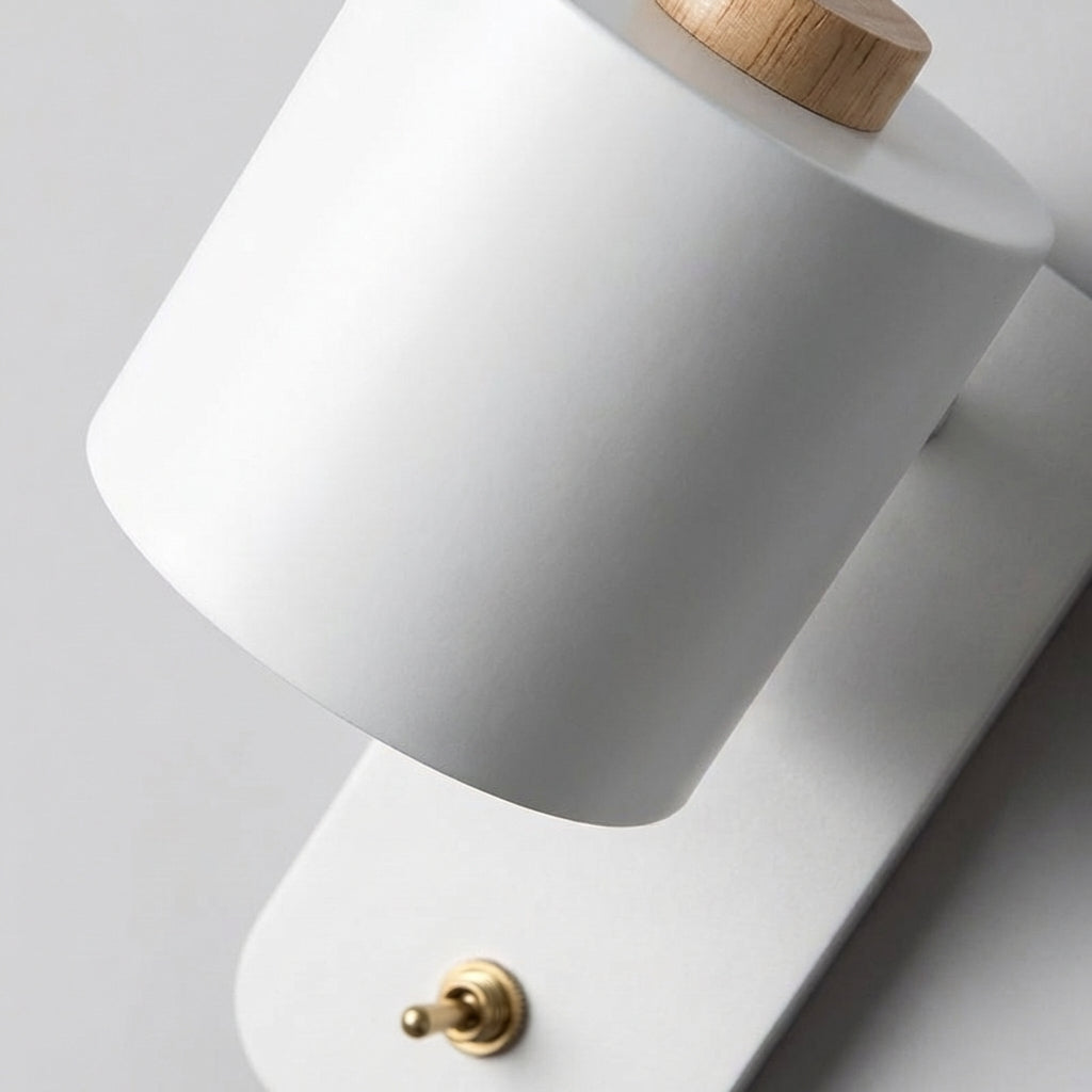 Contemporary Wall Light Fixture with Single Head