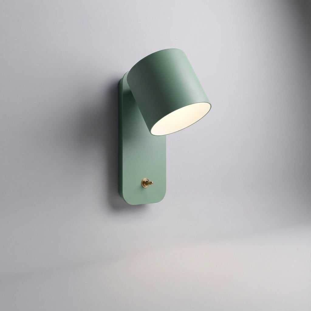 Contemporary Wall Light Fixture with Single Head