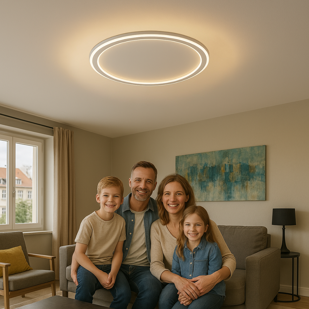 Contemporary Ceiling Fixture - Room Illumination