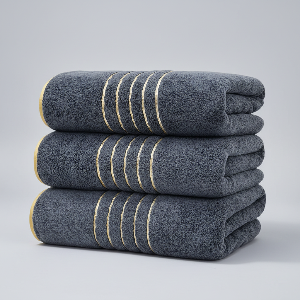 Luxury Wrap Microfiber Towel Set - Modern Design