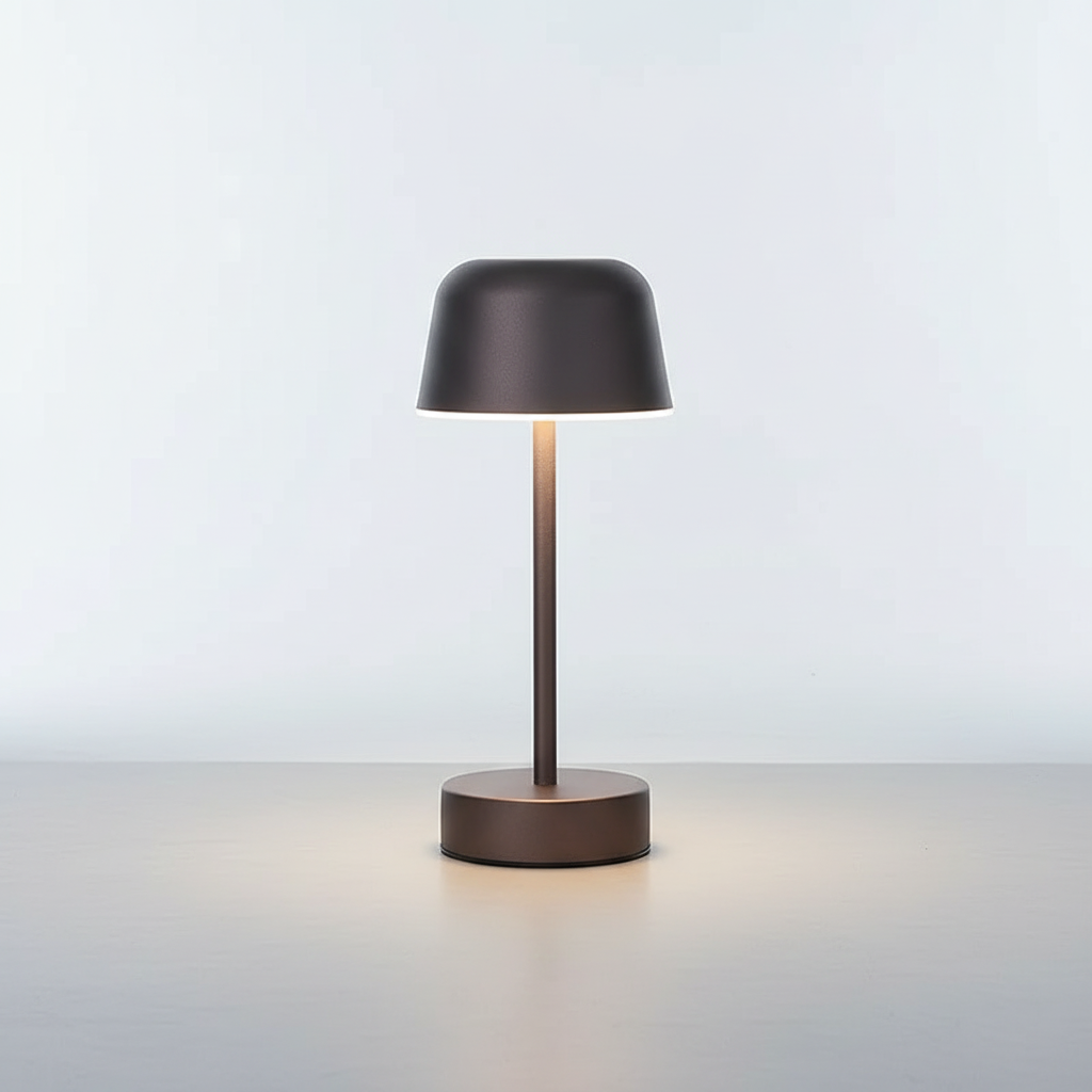 Contemporary Metallic Desk Light