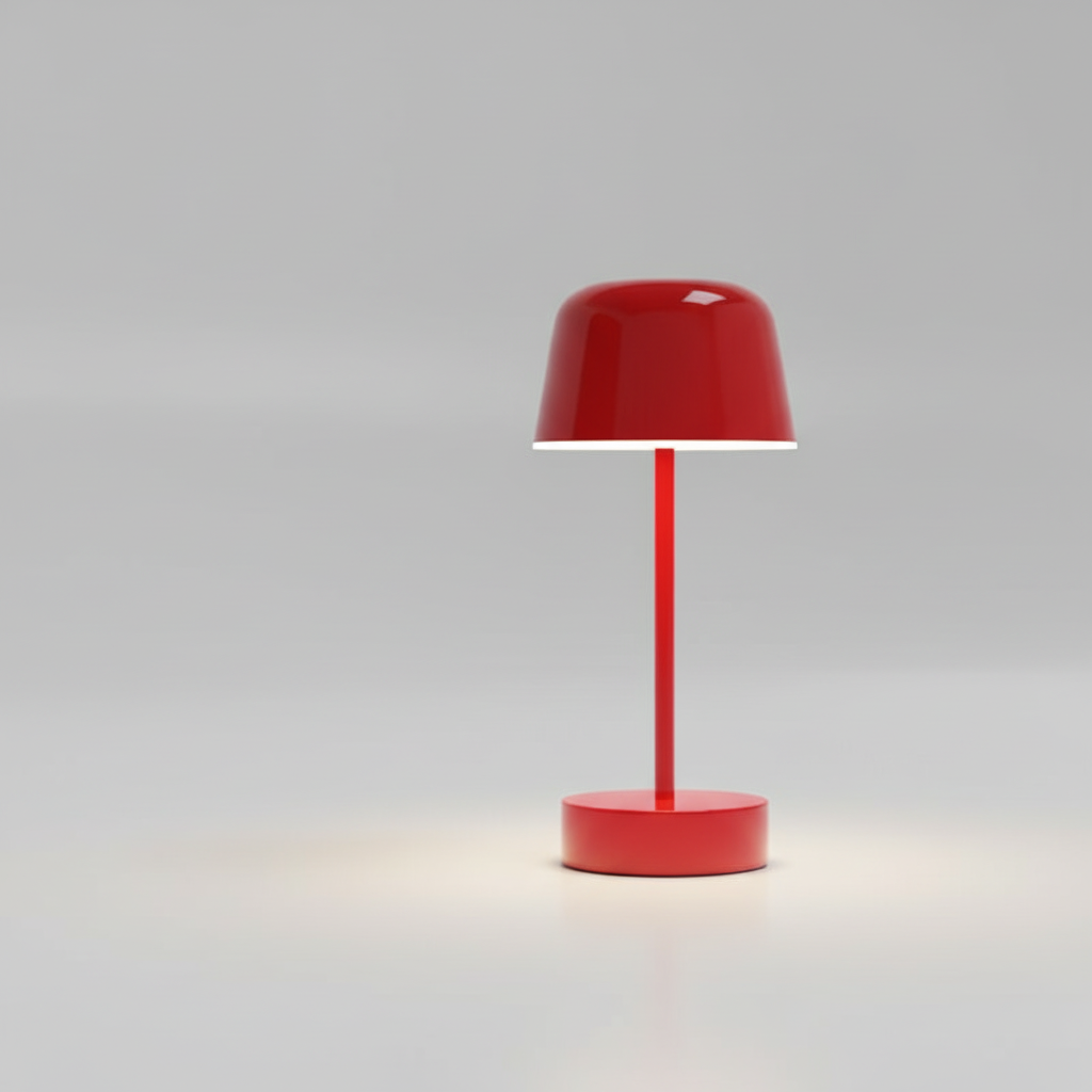 Contemporary Metallic Desk Light