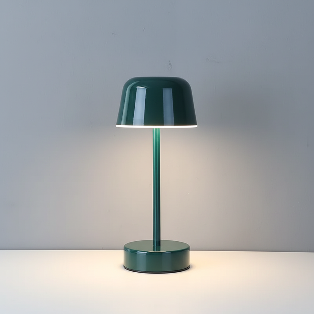 Contemporary Metallic Desk Light