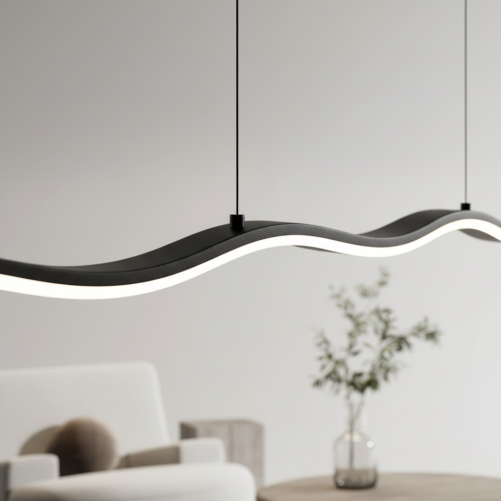 Wave Design Pendant Light – Contemporary Style