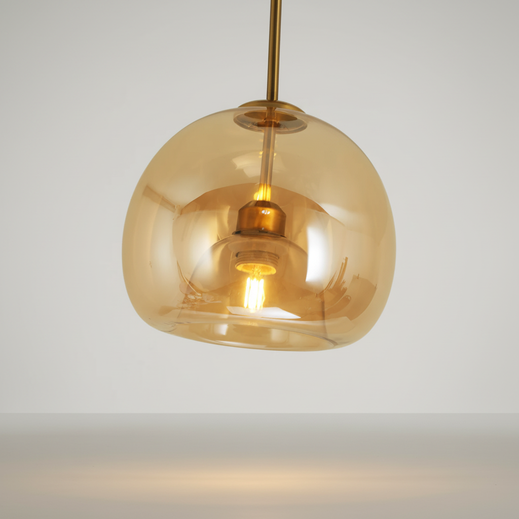 Contemporary Black and Gold Light Fixture - Designer Style