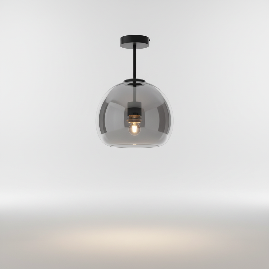 Contemporary Black and Gold Light Fixture - Designer Style