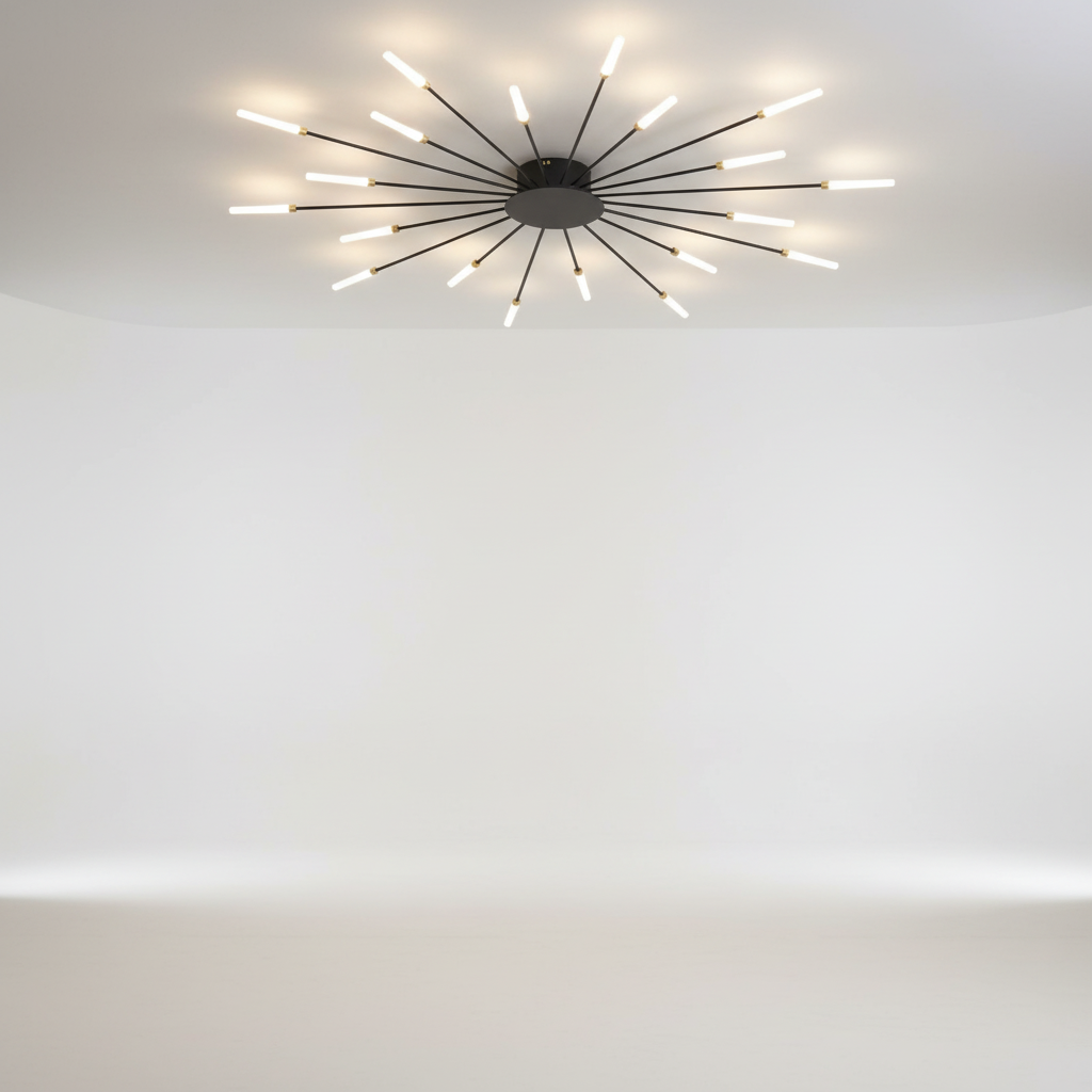 Large LED Ceiling Light Fixture - Contemporary Design